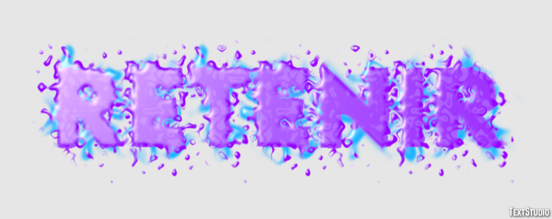 Retenir Effet de texte