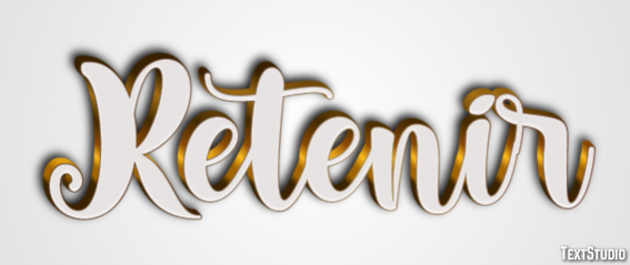 Retenir Efeito de texto