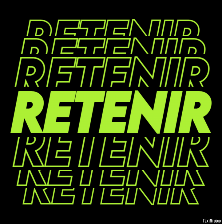 Retenir Efecto de Texto