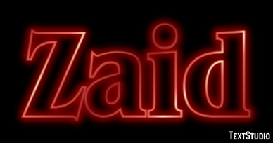 Zaid Text Effect
