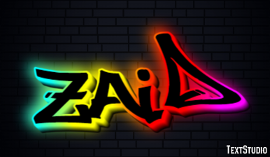 Zaid Text effect