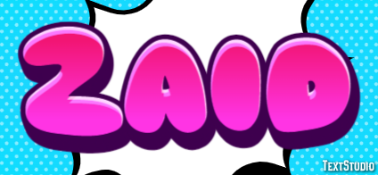 Zaid Text effect