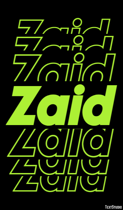 Zaid Effetto testo