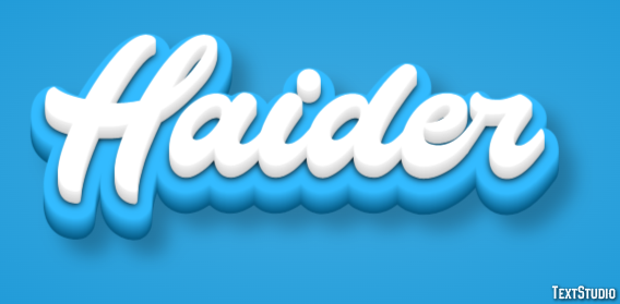 Haider Text Effect