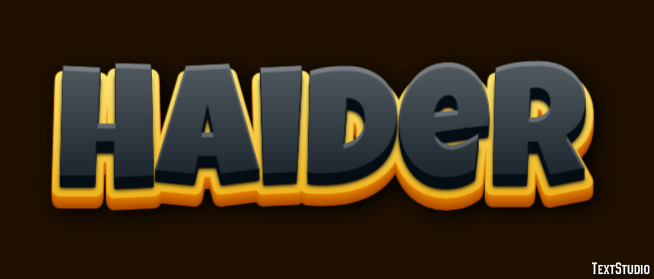 Haider Text Effect