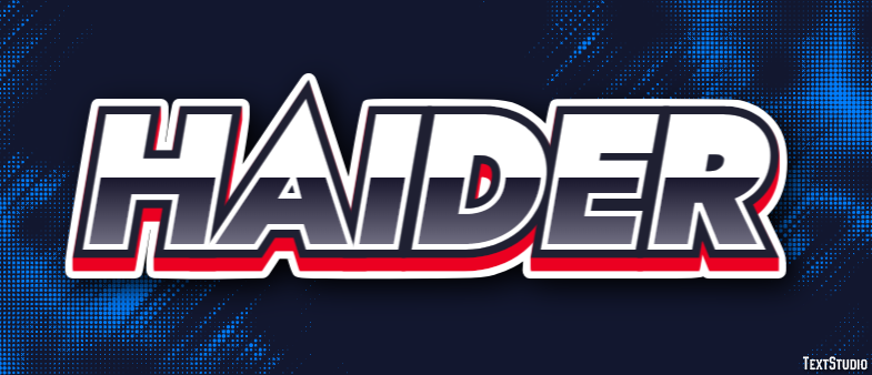 Haider Text Effect