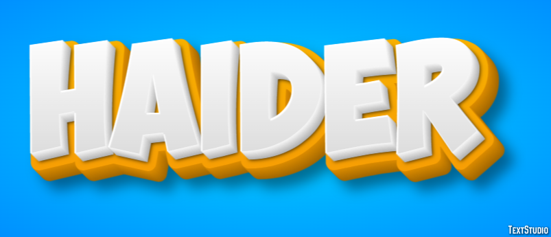 Haider Text Effect