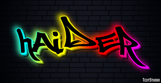 Haider Text Effect