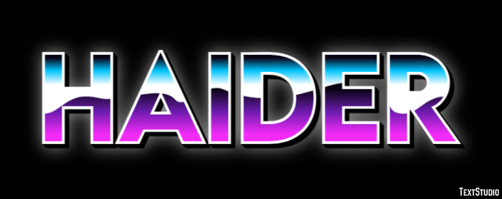 Haider Text Effect