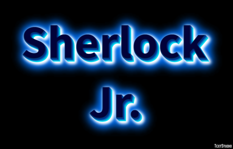 Sherlock Jr. Text Effect
