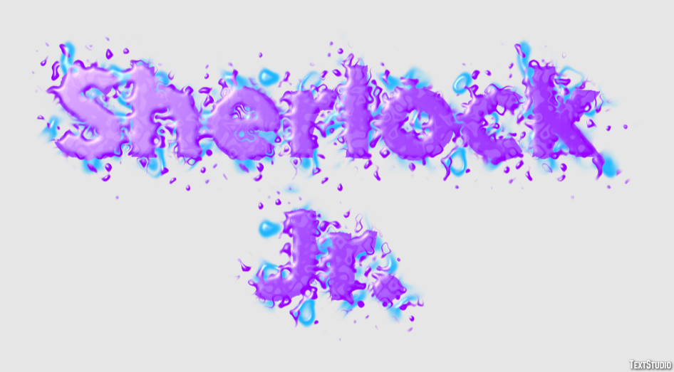 Sherlock Jr. Text Effect