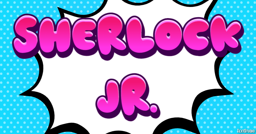 Sherlock Jr. Text Effect