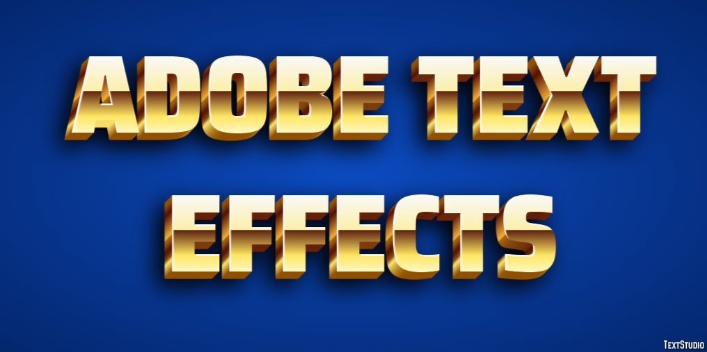 Adobe Text Effects Efecto de Texto