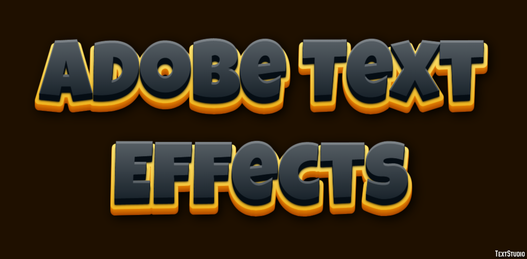 Adobe Text Effects Text effect