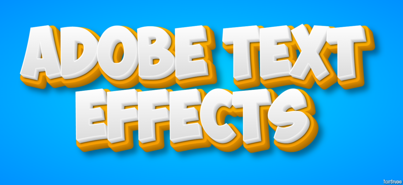 Adobe Text Effects Efecto de Texto
