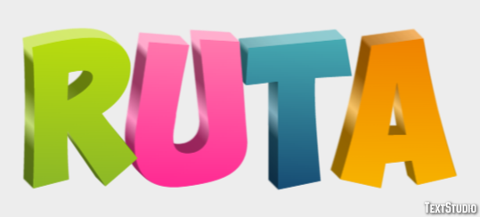 Ruta Efekt tekstowy