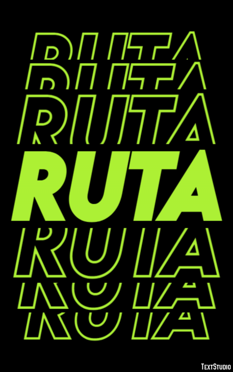 Ruta Efekt tekstowy