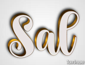 Sal Efeito do texto