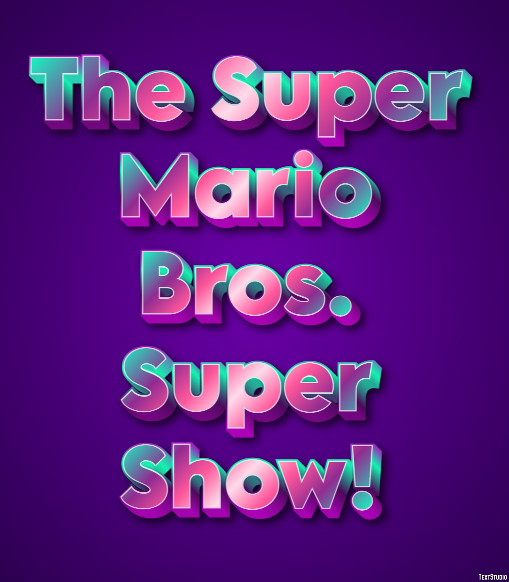 The Super Mario Bros. Super Show! Text Effect