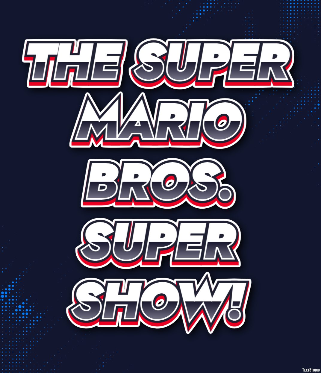 The Super Mario Bros. Super Show! Text Effect