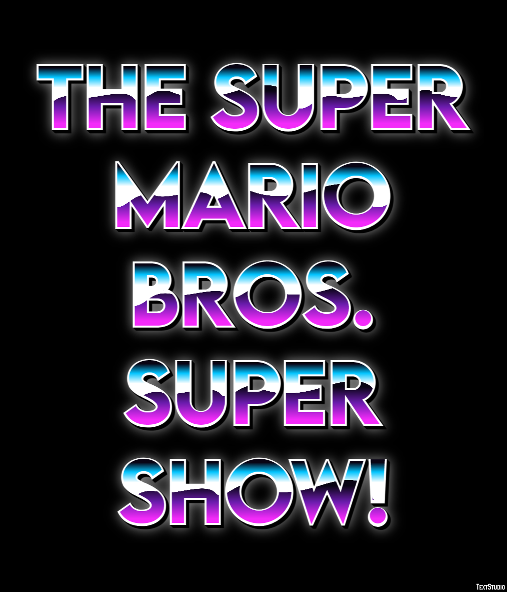 The Super Mario Bros. Super Show! Text Effect