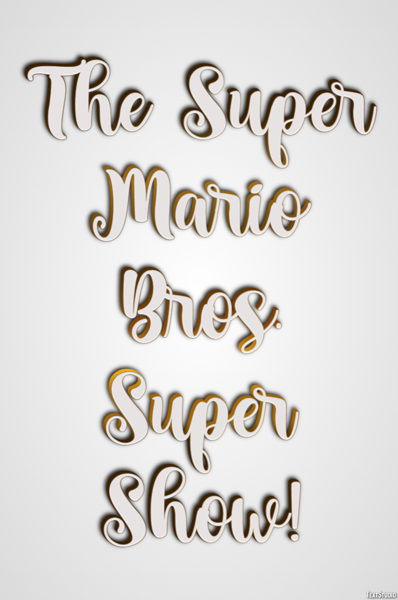 The Super Mario Bros. Super Show! Text Effect