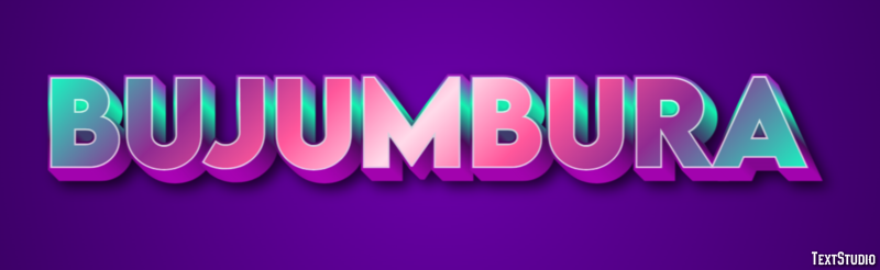 Bujumbura Efecto de Texto