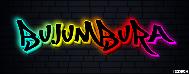 Bujumbura Efecto de Texto