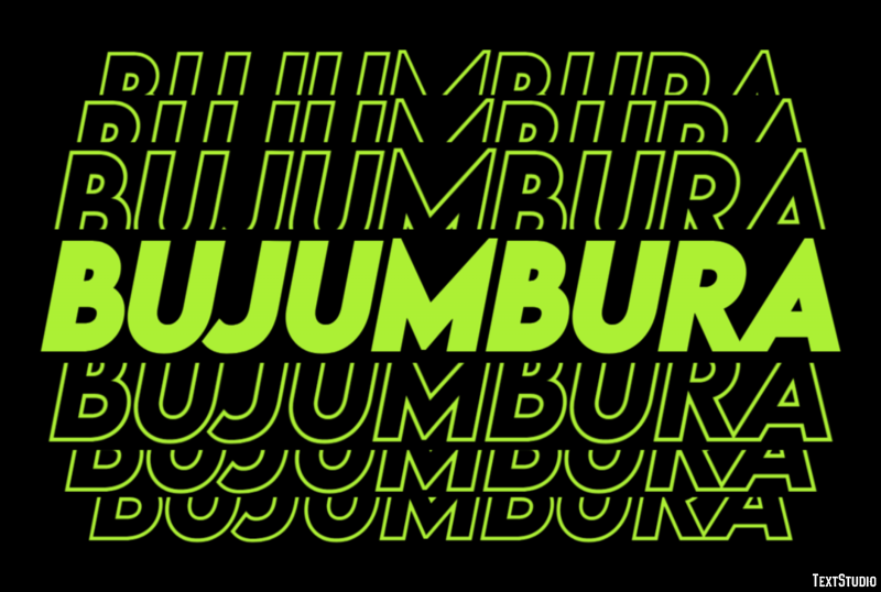 Bujumbura Efekt tekstowy