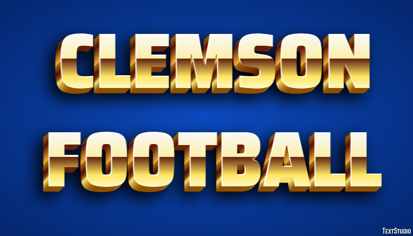 Clemson Football Efekt tekstowy