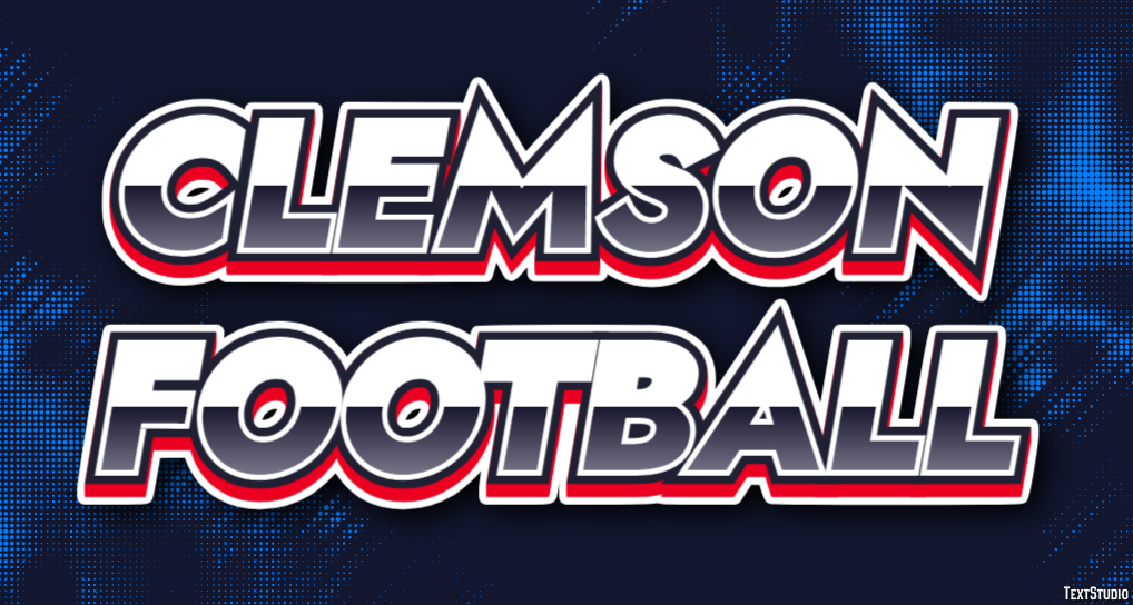 Clemson Football Metin Efekti