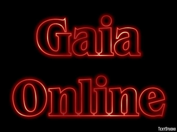 Gaia Online Efecto de texto