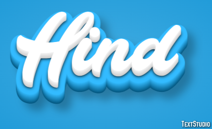 Hind Text Effect