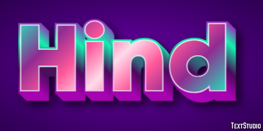 Hind Text Effect