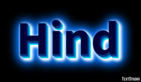 Hind Text Effect