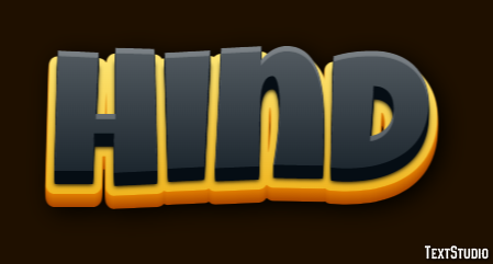 Hind Text Effect