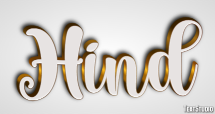 Hind Text Effect