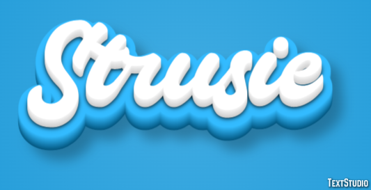 Strusie Effet de texte