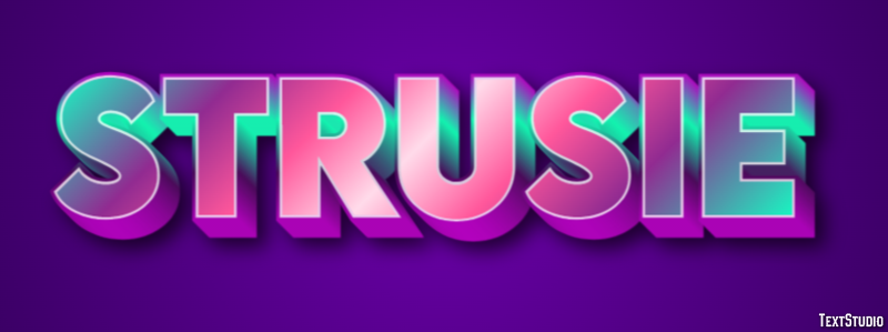 Strusie Effet de texte