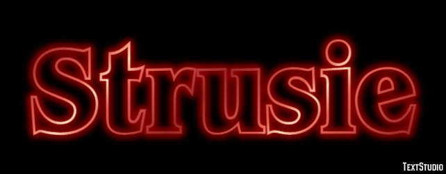 Strusie Effet de texte