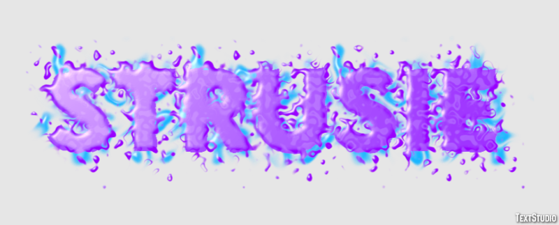 Strusie Efekt tekstowy