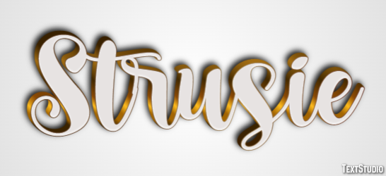 Strusie Effet de texte