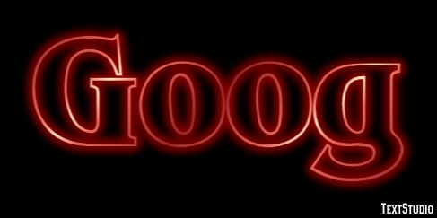 Goog Text effect