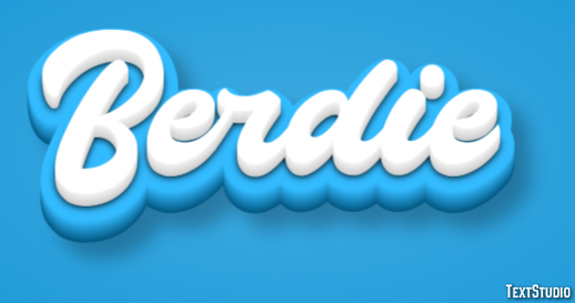 Berdie Tekst Effect