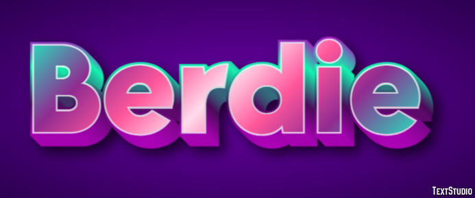 Berdie テキスト効果