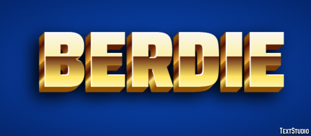 Berdie Text Effect