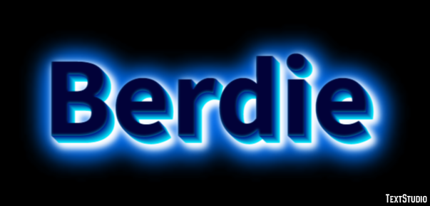 Berdie Text Effect