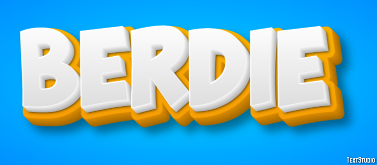 Berdie テキスト効果