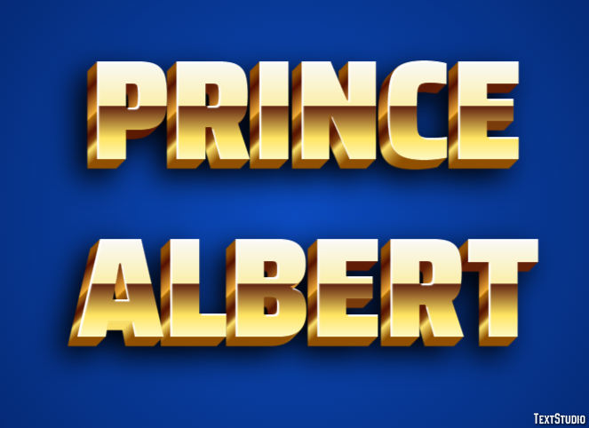 Prince Albert テキスト効果