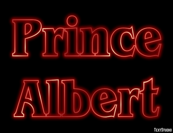Prince Albert Efekt tekstowy